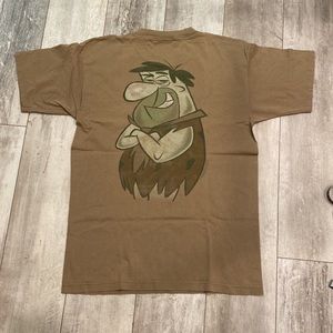 Vintage 1996 Fred Flinstones Paramount Parks Tshirt size Large Single stitch